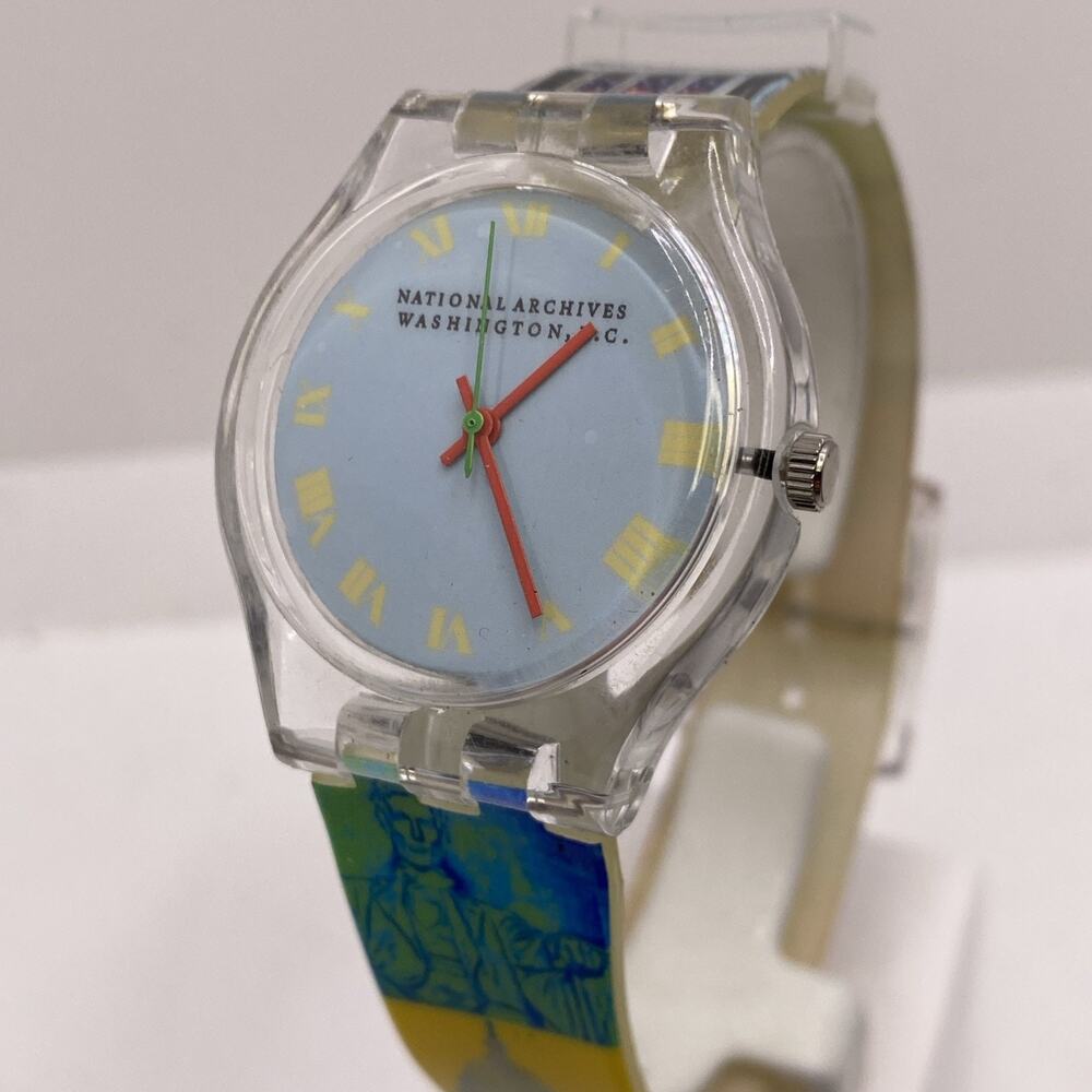 Vintage National Archives Washington DC Watch Works New Battery